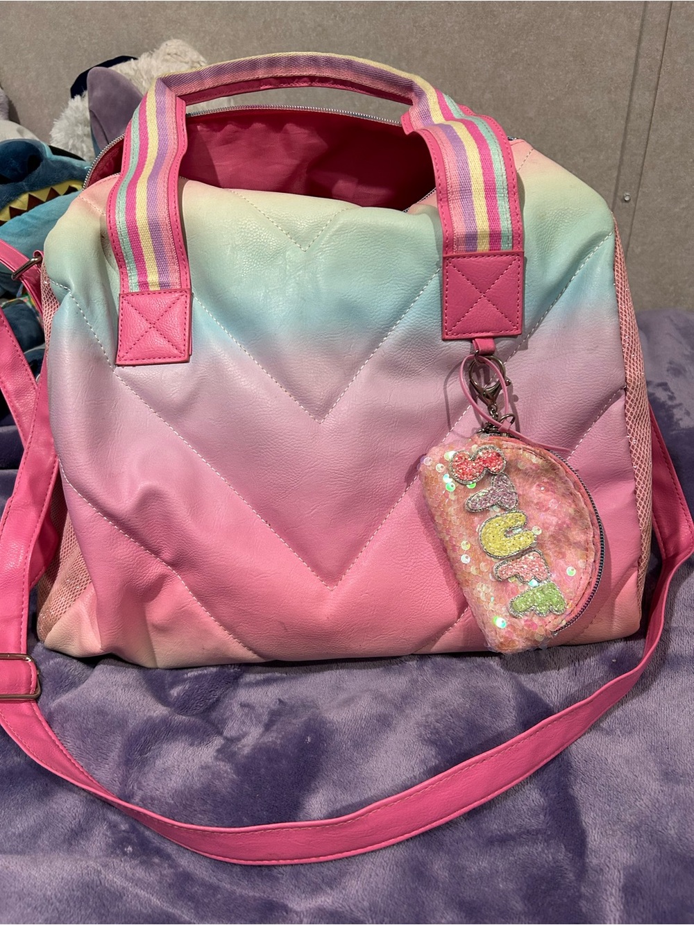 Pastel Ombre Pink Gradient Carry-All Bag
